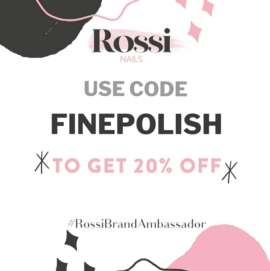 Rossi Nails 20% promo code: FINEPOLISH